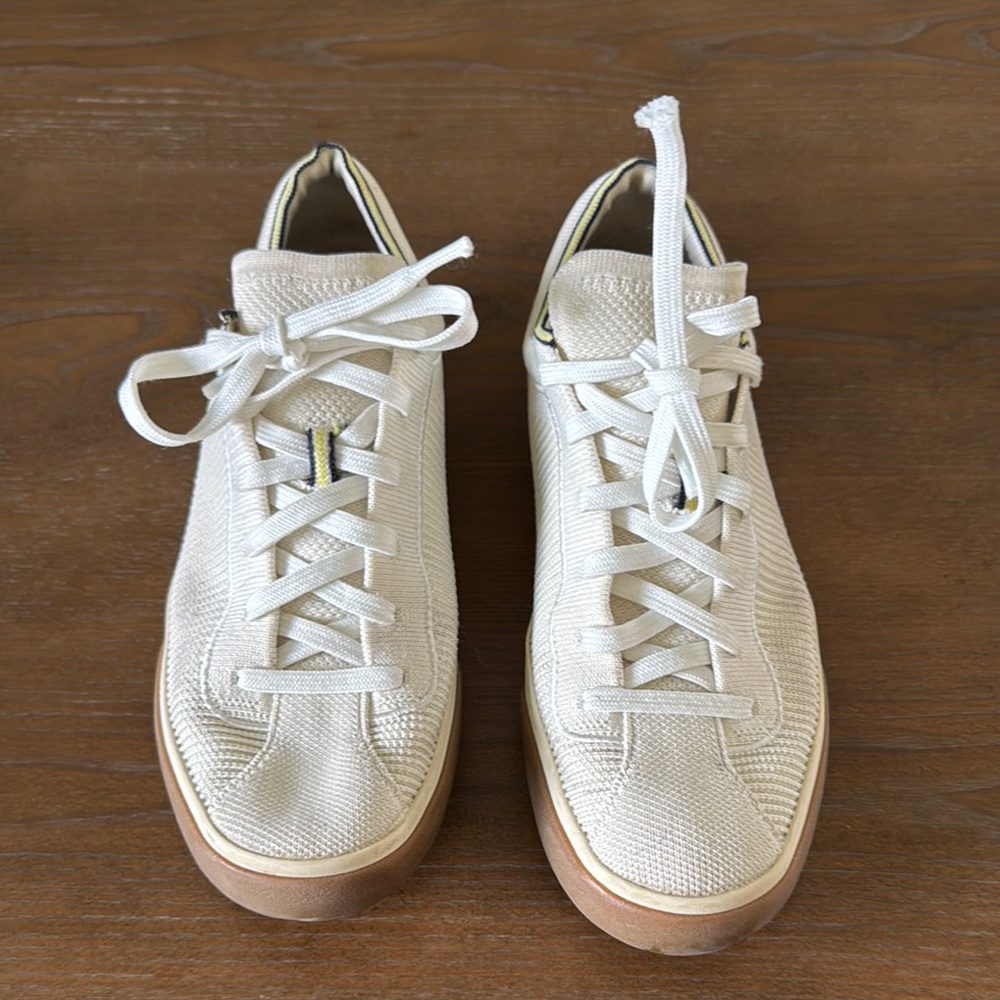 Rothy’s White Canvas Sneakers